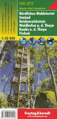 Obrázek produktu pro WK 075 Nördliches Waldviertel, Gmünd, Litschau 1:50 000 / turistická mapa