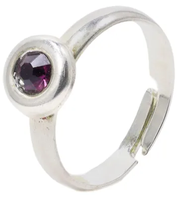 Produktbild von MIAMAR 1173634 Damen Ring Sterling-Silber 925 Lila 51 (16.2)