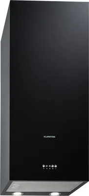 Produktbild von Klarstein Monumenta - Abzugshaube, Dunstabzugshaube, Wandabzugshaube, Abluft/Umluft, 559m³/h Abluftleistung, Edelstahl, 2 x Aktivkohlefilter, schwarz