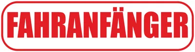 Produktbild von INDIGOS UG - Magnetschild "Fahranfänger" 45 x 12 cm - Magnetfolie für Auto / LKW / Truck / Baustelle / Firma