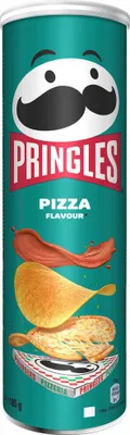 Produktbild von Pringles Pizza, Chips, Stapelchips mit Pizzageschmack, Knabbergebäck, 185 g