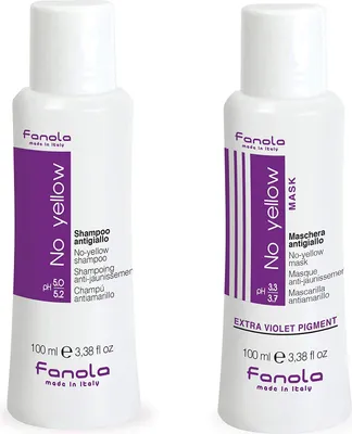 Immagine prodotto di Fanola No Yellow Shampoo 100ml + Maschera 100ml