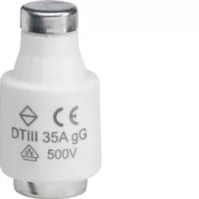 Imagen del producto de Disyuntor Hager DIII T E33 50A 500V gG, con detector LE3350