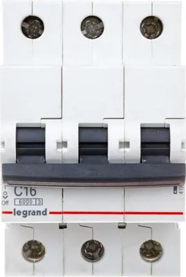 Immagine prodotto di LEGRAND 419235 LS C16A 3P 6KA 3M Leitungsschutzschalter