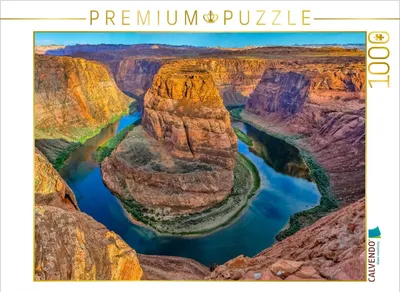 Produktbild von CALVENDO Puzzle Horseshoe Bend, Page | 1000 Teile Lege-Größe 64x48cm Foto-Puzzle für glückliche Stunden