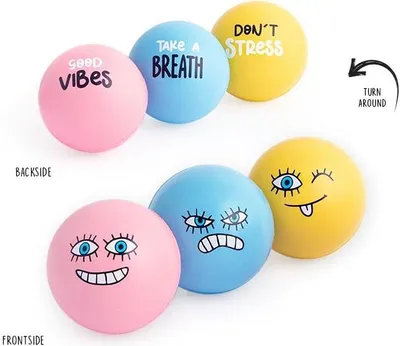 Produktbild von Trendhaus ALLES FÜR DIE SCHULE Relax Knautsch & Springball 6,3 cm