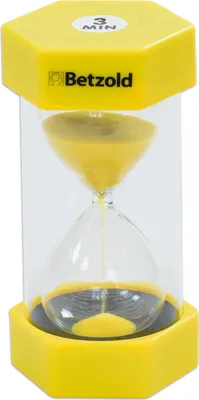 Produktbild von Betzold Sanduhr, Zeitintervall: 3 Minuten, Größe: klein