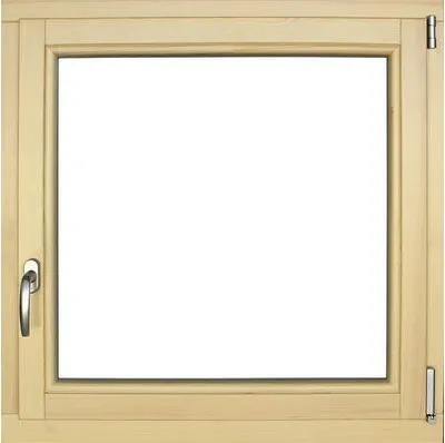 Produktbild von Holzfenster Kiefer lackiert 900x900 mm DIN Rechts