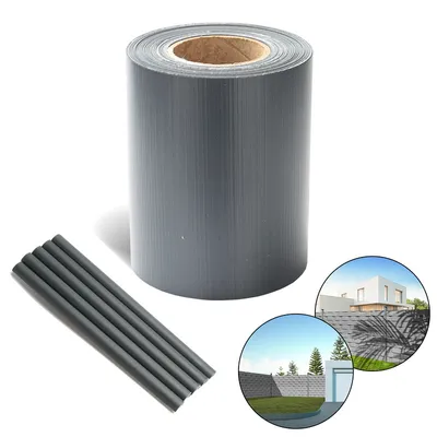 Produktbild von Aopunly Sichtschutzstreifen PVC Doppelstabmatten Zaun Windschutz 70m x 19 cm Anthrazit
