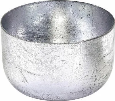 Immagine prodotto di Gift Company Windlicht Madras S, Teelichthalter, Kerzenhalter, Eisen, Silber, H 5 cm, 10503022