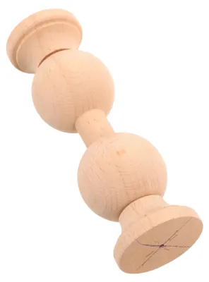 Image de Solidchoice - Finitions en bois brut pour tringles à rideaux - Décoration durable