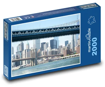 Obrázok produktu pre Puzzle 2000 Panoráma Brooklynu a Manhattanu - martinpuzzle