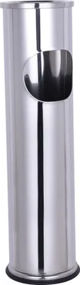 Produktbild von XL Standaschenbecher Windaschenbecher Mülleimer Outdoor Chrom