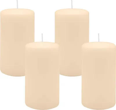 Produktbild von 4er Set Adventskranzkerzen Vanilla Bisquit Ø 70 x 130 mm