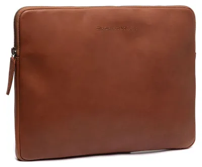 Obrázok produktu pre Poťah na notebook Leren pre 14-palcové notebooky, farba: koňaková