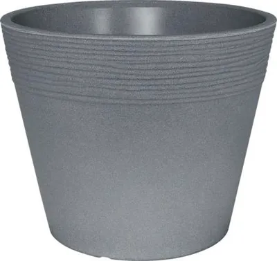 Produktbild von Blumentopf geli Napoli Kunststoff Ø 38,5 cm H 32,5 cm betonfarbe hell