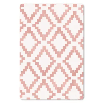 Produktbild von MuchoWow® Mauspad Mousepad Muster - Luxus - Rosa - Weiß 40x60 cm - Mousepads - Maus Mat - Pad - Mausunterlage - Schreibtisch Accesoire