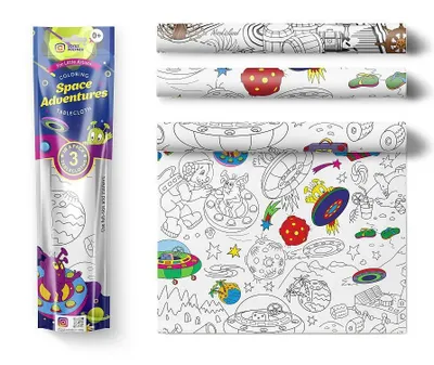 Zdjęcie produktu dla Pexi Obrusy malarskie 3 szt - Kosmos (Kosmiczna przygoda)