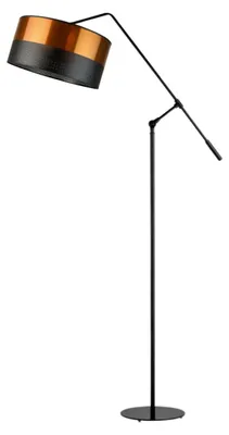 Zdjęcie produktu dla Lampa stojąca podłogowa przegubowa regulowana z abażurem walec AVADO