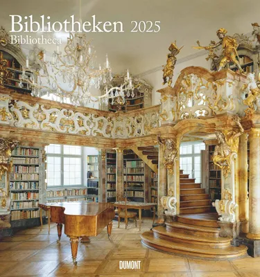 Produktbild von Bibliotheken 2025 - Wand-Kalender - Foto-Kalender - 45x48 - Bücher