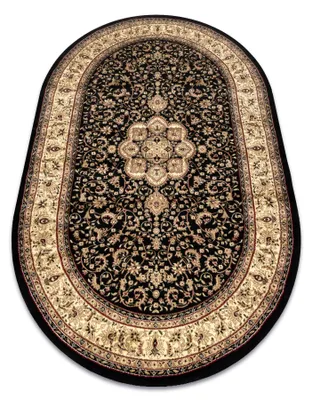 Zdjęcie produktu dla Dywan ROYAL ADR owal wzór 521 czarny 200x290 cm