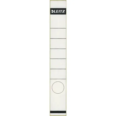 Produktbild von Leitz - Rückenschild schmal/lang 39x285mm selbstklebend weiß 10 Stück