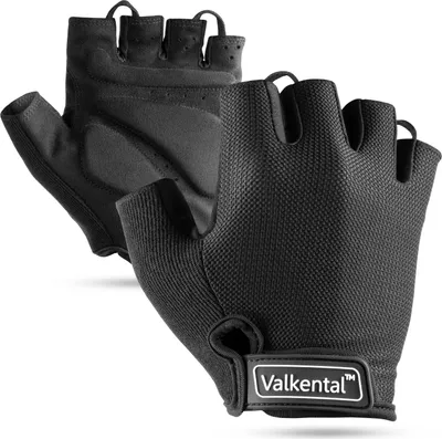 Produktbild von Valkental® BikeRider Essential, Gepolsterte Fahrradhandschuhe - schwarz