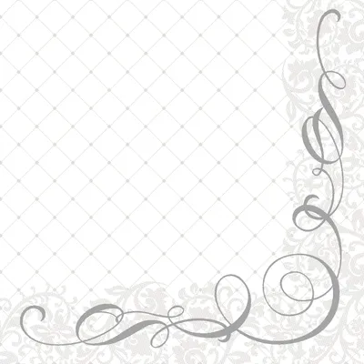Produktbild von 50 Servietten ROYAL Collection 1/4-Falz 40 cm x 40 cm silber Megan