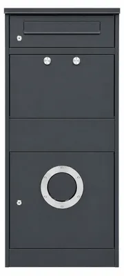 Obrázek produktu pro Balíková poštovní schránka Radius Design Letterman 3 antracit RAL 7016 s průzorem, LED osvětlením a 4 klíči