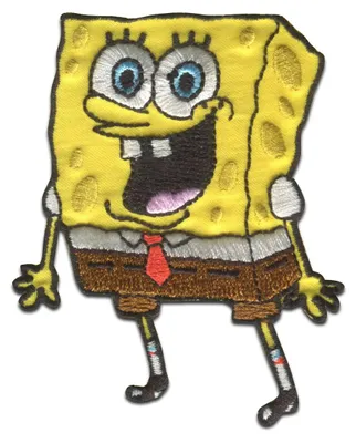 Obrázok produktu pre Comercial Mercera SpongeBob SquarePants © vyšívaný - nášivka, nažehľovacia nášivka, nášivka, nášivky, nažehľovačka, veľkosť: 5,1 x 7,4 cm