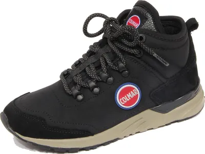 Zdjęcie produktu dla G3336 trampki bimbo boy COLMAR czarne skórzane/tkaninowe buty dziecięce