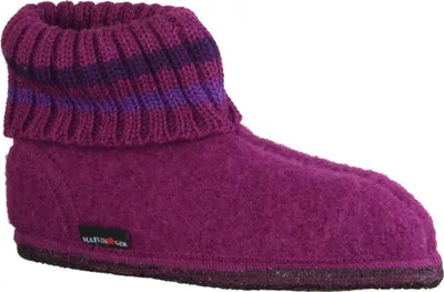 Produktbild von Haflinger Paul 631051-101 Hausschuhe, Hüttenschuhe, Damen, Schurwolle, Gr 36-40 - Haus - hüttenschuhe Kinder Hausschuhe, Mehrfarbig