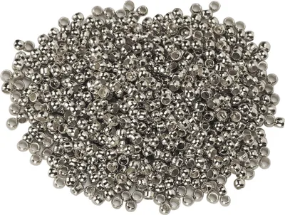 Produktbild von 500pcs Crimp Perlen runden Abstandshalter loser Stopper -Terminatoren Tipps für Halskettenarmband Placage de Platine