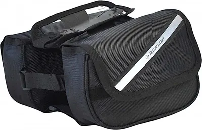 Produktbild von Dunlop - Fahrradtasche / Gepäcktasche für Rahmen (Schwarz)