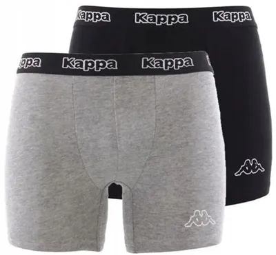 Immagine prodotto di Boxer Kappa in confezione da 2 Nero-grigio Nero/grigio