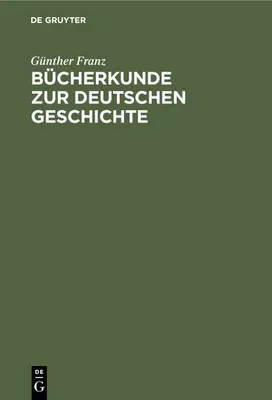 Produktbild von Bücherkunde zur deutschen Geschichte