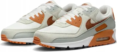 Immagine prodotto di Scarpe sportive Air Max 90 da uomo, bianco e arancione, Fn6958 100 EU-47