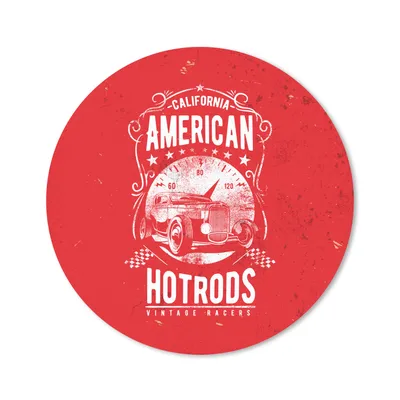 Produktbild von MuchoWow® Mauspad Mousepad Oldtimer - Auto - Amerika 40x40 cm - Mousepads - Maus Mat - Pad - Mausunterlage - Schreibtisch Accessoires