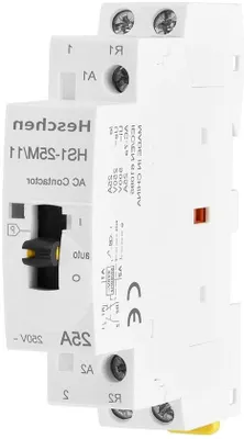 Zdjęcie produktu dla Modułowe zabezpieczenia domowe – wyłącznik prądu przemiennego – zabezpieczenie prądowe – 2-biegunowy – 25 A, 220 V – szary