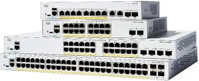 Zdjęcie produktu dla Cisco Catalyst 1300, Zarządzany, L2, Gigabit Ethernet (10/100/1000), Możliwości montowania w stelażu