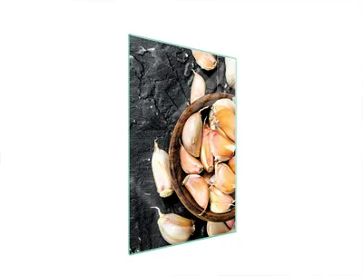 Obrázok produktu pre Sklenená doska na krájanie cesnaku 35x52