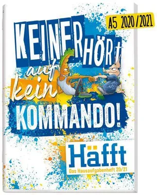 Immagine prodotto di Häfft - Das Hausaufgabenheft! 2020/2021 A5 Bundesweit sort.(3)