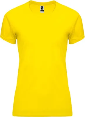 Image de Roly Sport CA0408 | Bahreïn Femme T-shirt à manches raglan - Couleur : Yellow 03 - Taille : XXL