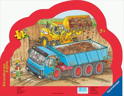 Obrázek produktu pro Naložte, odjeďte, rámové puzzle, 25 dílků
