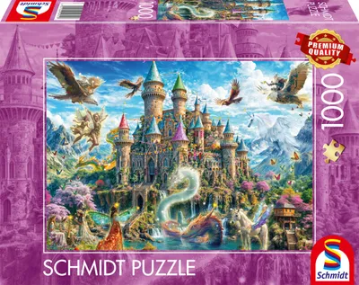 Produktbild von Schmidt Puzzle Magic Castle - 1000 Teile Fantasie Puzzle