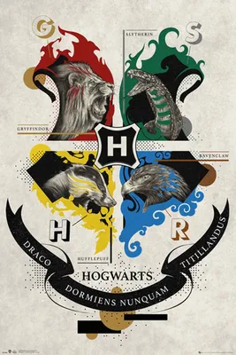 Obrázek produktu pro Harry Potter - Plakát - Animal Crest