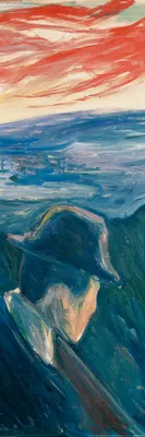 Obrázek produktu pro Edvard Munch umělecký obraz - Zoufalství, 1892 (91 x 30 cm)