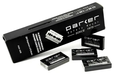 Zdjęcie produktu dla Ostrza Parker Premium Double Edge, 5 sztuk