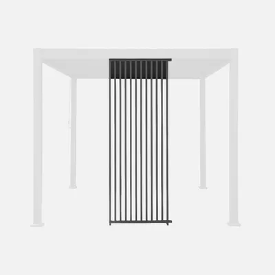 Produktbild von sweeek - Vertikale Lamellenwand 100cm für Pergola Triomphe - Anthrazit