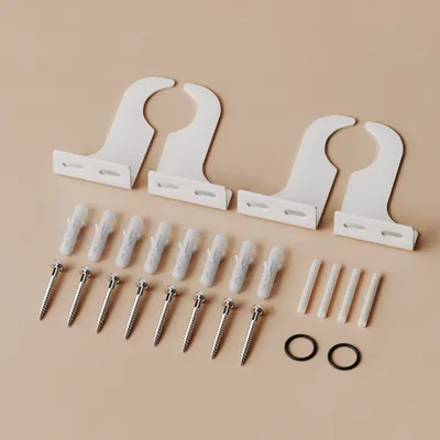Produktbild von S'AFIELINA Heizkörper Halterung 48 × 88mm Montagematerial Befestigung Satz Montage Set Aufhängung Halter Halterung für Paneel-/Flachheizkörper 3 Stück